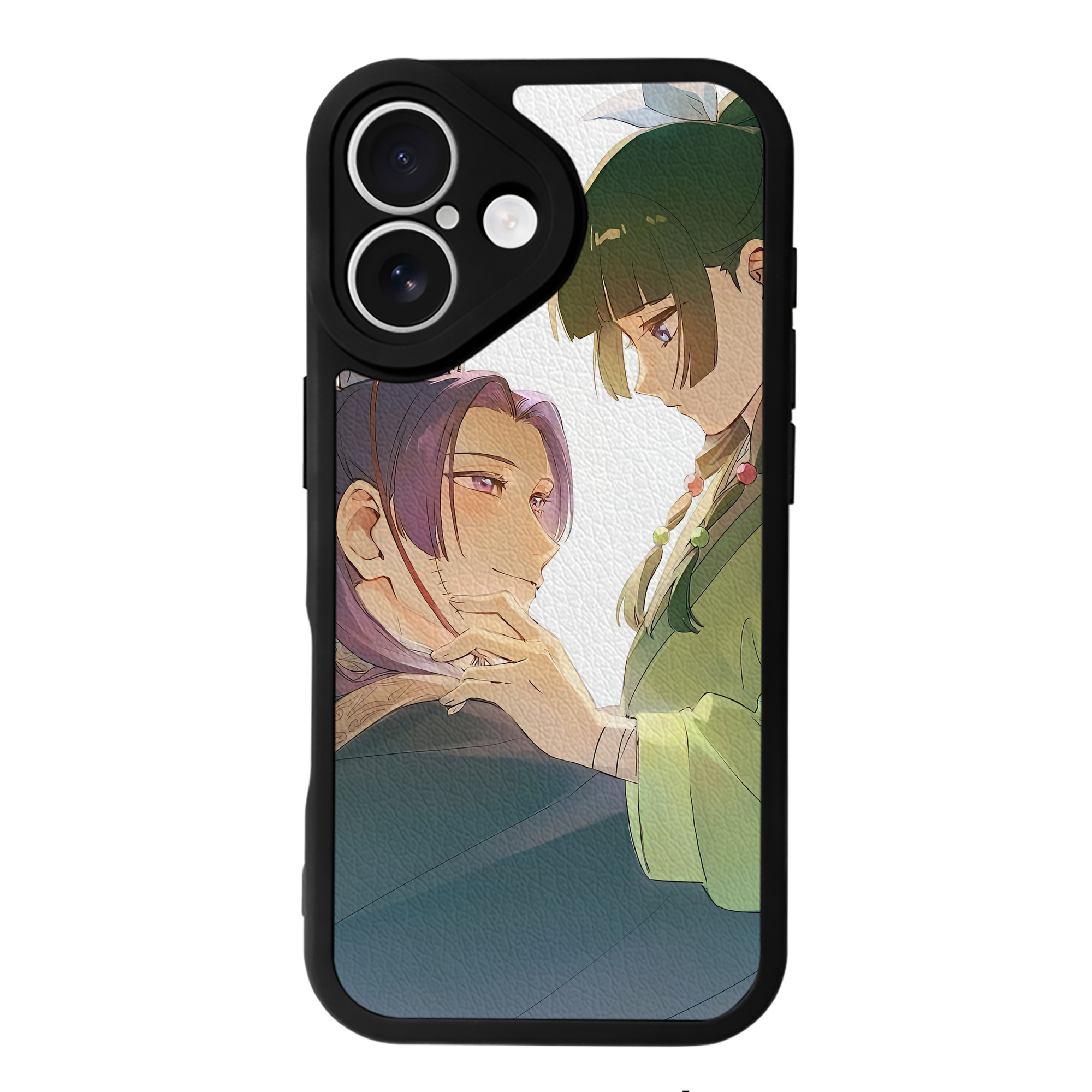 （画像用） 薬屋のひとりごと The Apothecary Diaries 【iPhone 16シリーズ対応】シリコンスマホケース（レザー調） 材質：シリコン